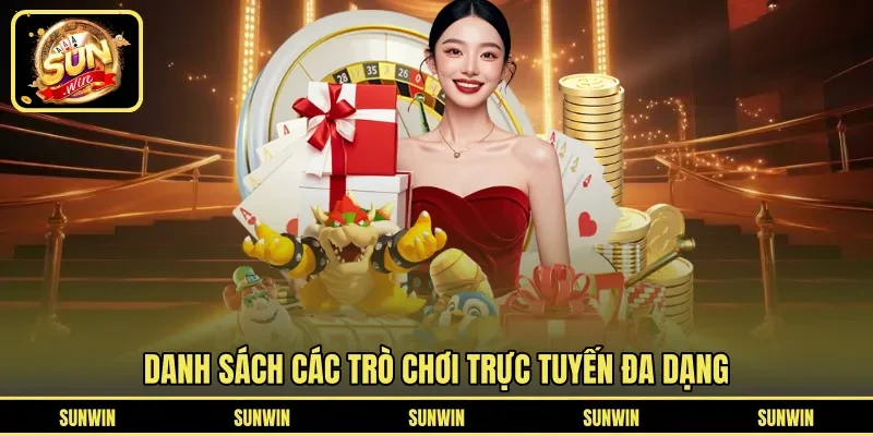Danh sách các trò chơi trực tuyến đa dạng